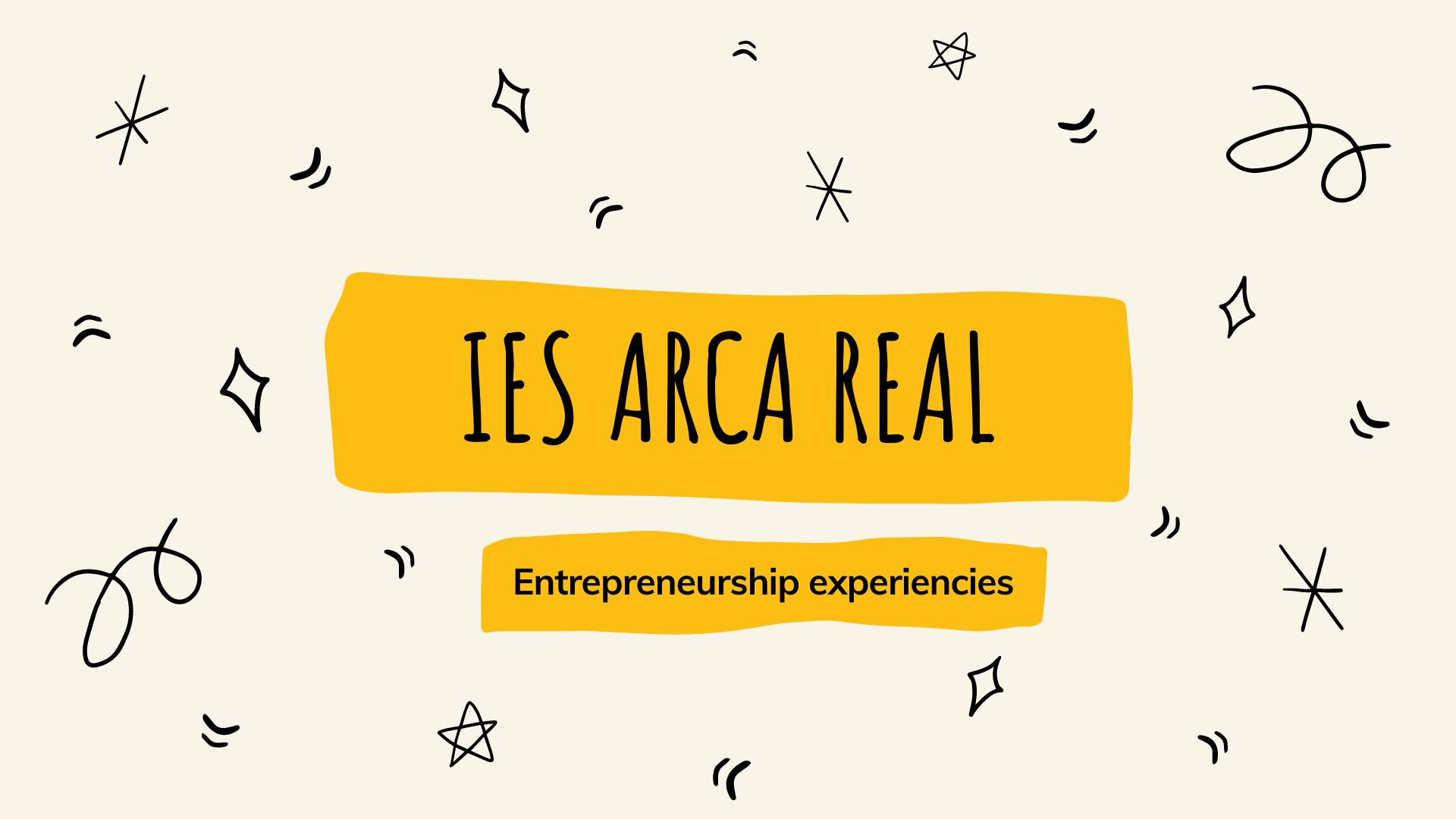 Entrepreneurship at IES Arca Real