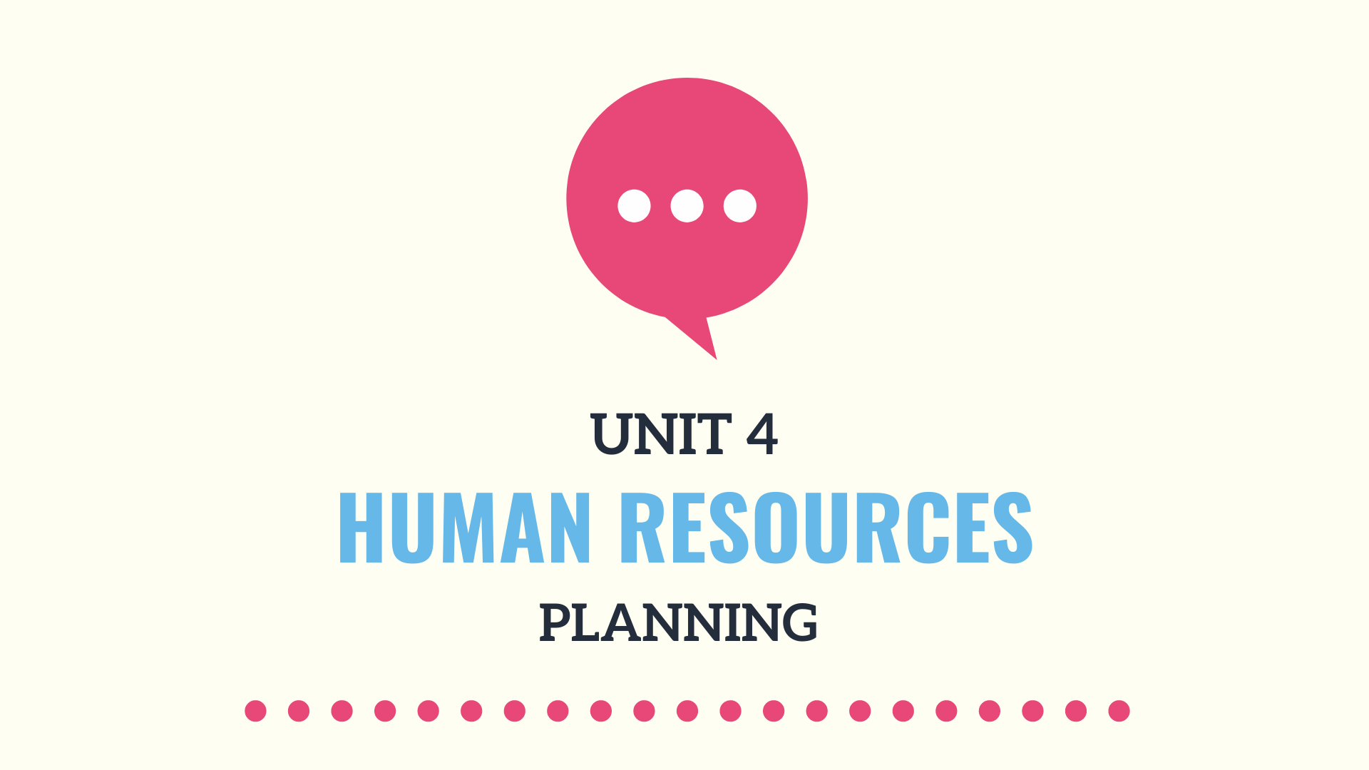 HR planning presentation